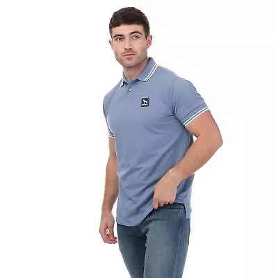 Buy Men's T-Shirt One True Saxon Dixon Short Sleeve Polo Shirt In Blue • 19.99£
