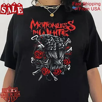 Buy Motionless In White Raven Gatekeeper Gift For Fans Unisex All Size Shirt 1RT1812 • 17.73£