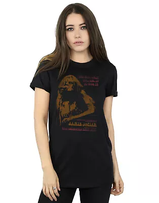 Buy Janis Joplin Women's Madison Square Garden Boyfriend Fit T-Shirt • 15.99£