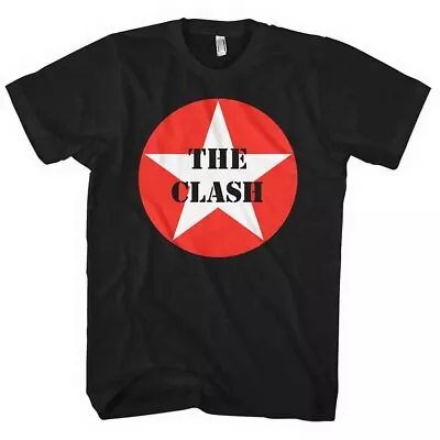 Buy Official Black T Shirt The Clash Punk 'Star Badge' Classic Logo XXL • 17.49£