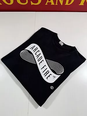 Buy Arcade Fire Infinity Sponsors T Shirt. Size Large  • 8.90£