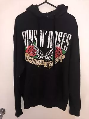 Buy Guns N Roses 2014 Appetite For Destruction Hoodie Sweatshirt Size Medium • 24.99£