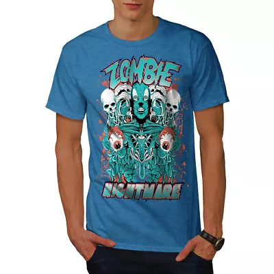 Buy Wellcoda Nightmare Skeleton Evil Mens T-shirt • 17.99£