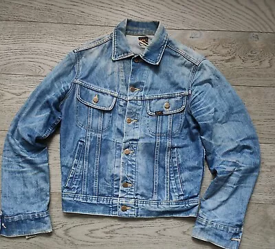 Buy Lee Riders 70/80's Vintage PATD 153438 USA Made Denim Jacket Pre-owned • 166£