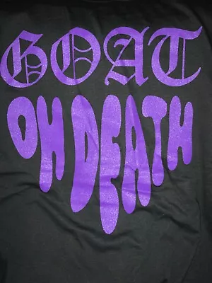 Buy Goat Oh Death New Black T-shirt Size Large • 19.98£