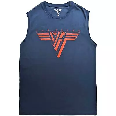 Buy Van Halen Classic Red Logo Vest Official Tee T-Shirt Mens • 14.99£
