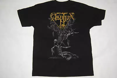 Buy Asphyx Band Gift For Fans Black T-Shirt Cotton Full Size • 22.16£