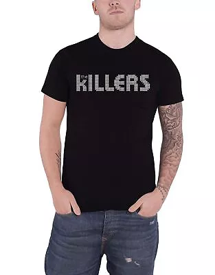 Buy The Killers T Shirt Dots Band Logo Hot Fuss New Official Mens Black • 16.95£