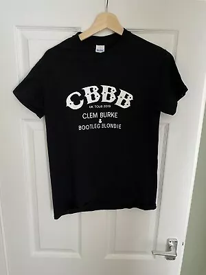 Buy CBBB UK Tour 2019 Clem Burke & Bootleg Blondie T Shirt • 5£