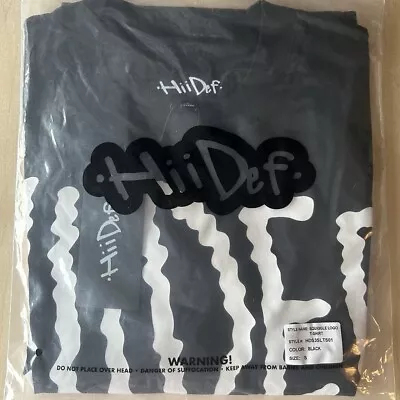 Buy HiiDef Black Electeic Logo T-Shirt Size Small New SOLD OUT WORLDWIDE  • 60£