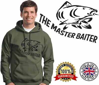 Buy Carp Fishing Hoodie Carping Hoody Quality Brands Master Baiter Spod Master • 19.99£
