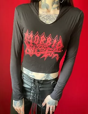 Buy Morbid Angel Hoodie Top Heavy Metal Shirt Death Cannibal Corpse Obituary Deicide • 7.76£