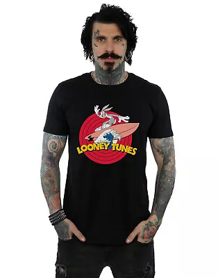 Buy Looney Tunes Men's Bugs Bunny Surfing T-Shirt • 13.99£