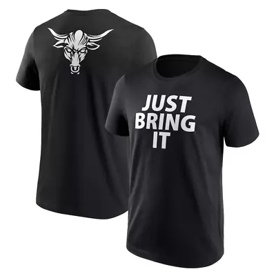 Buy The Rock WWE T-Shirt Men's Black Just Bring It T-Shirt - New • 14.99£