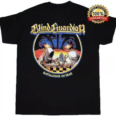 Buy Blind Guardian Battalions Of Fear 2021 T-Shirt Short Sleeve Black S To 4XL HU240 • 8.36£