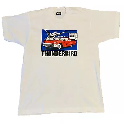 Buy Vtg Single Stitch L Screen Stars T-shirt NOS L Ford Thunderbird 58 59 60 USA • 17.93£
