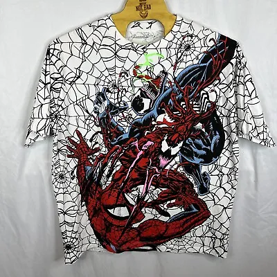 Buy Nineteenth Letter Venom Carnage Spiderman Shirt Todd McFarlane Marvel Comics 3XL • 74.55£