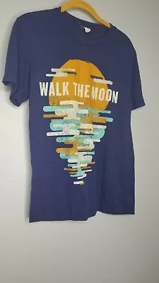 Buy Mens S Walk The Moon Blue Band Tour T Shirt 2014  • 18.66£