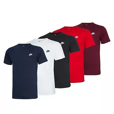 Buy Mens Nike T-Shirt  Short Sleeve Embroidered Logo In Various Colours And Sizes • 13.99£