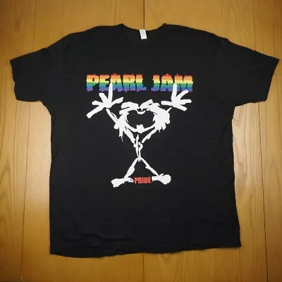 Buy Pearl Jam Shirt XXL Pride Alive Stickman Rainbow LGBTQ+ Limited Edition Ten Club • 93.19£