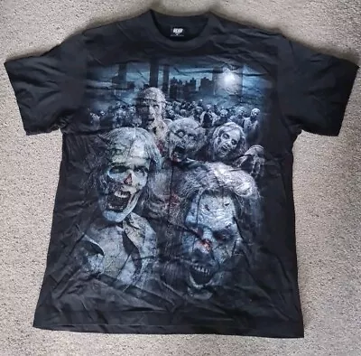 Buy AMC The Walking Dead T Shirt Zombie Hoard Walkers NEW Medium Unisex Adult • 10£