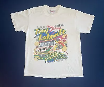 Buy Vintage 1999 Kellogg’s Terry Labonte NASCAR AOP T-shirt Size Large Taste Of This • 60.68£