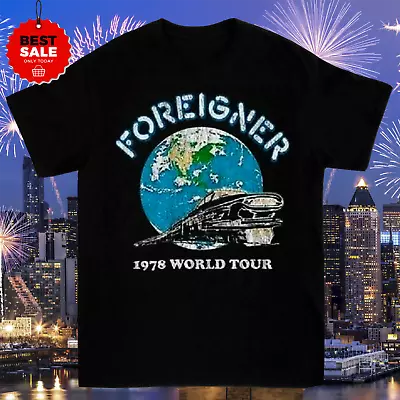 Buy FOREIGNER T-Shirt 1978 World Tour Tee New Size S M L 234XL EE877 • 21.28£