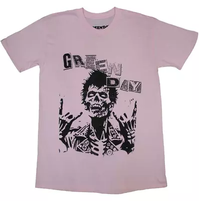 Buy Green Day Savior Zombie Pink Unisex T-Shirt New & Official Rock Merchandise • 16.95£
