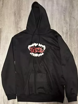 Buy VTG My Chemical Romance Men's Concert Tour Teeth Hoodie Sweatshirt Black • Large • 46.68£