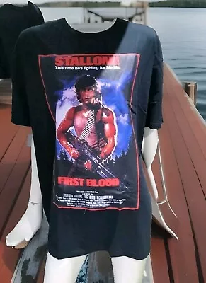Buy Retro 1982 Movie Inspired Rambo First Blood DTG Printed T-Shirt UK/XXL 🆕.  • 7.20£