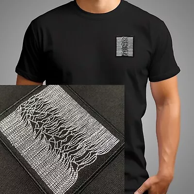 Buy Mens Womens Joy Division Embroidered Unknown Pleasures T-Shirt • 13.50£