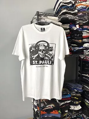 Buy Vintage St Pauli T Shirt Y2K Hype Band Tee White L Size • 23.34£