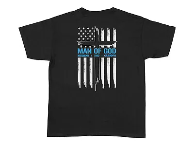 Buy Man Of God Unisex T-Shirt Husband Dad Grandpa Faith Shirt Christian Family Tee • 13.99£
