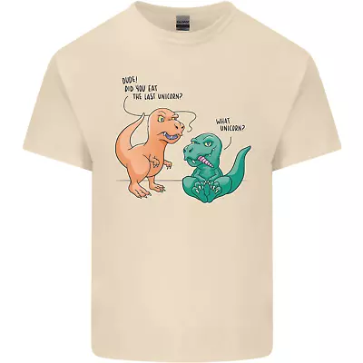 Buy T-Rex Eating The Last Unicorn Funny Dinosaur Mens Cotton T-Shirt Tee Top • 9.75£