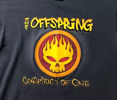Buy Vintage The Offspring Conspiracy Of One Cotton Black All Size Unisex Shirt MM240 • 21.43£