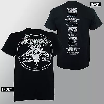 Buy Authentic VENOM Band In League With Satan T-Shirt S M L XL NEW • 23.29£