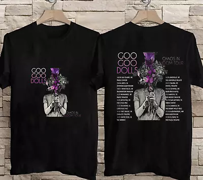 Buy Goo Goo Dolls Shirt Chaos In Bloom Tour Shirt Black Full Size B026 • 16.84£