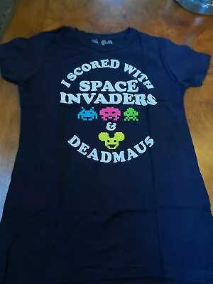 Buy Deadmau5 2013 I Scored With Space Invaders Juniors T-shirt ~Never Worn~ MEDIUM • 16.77£