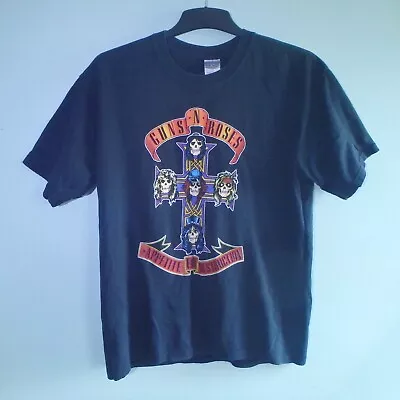 Buy Guns N Roses T-Shirt Appetite For Destruction L Black Official 2004 Gildan Tag • 17.95£