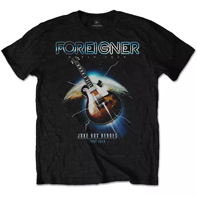 Buy Foreigner Jukebox Heroes Official Tee T-Shirt Mens • 14.99£