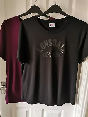 Buy 2 Lonsdale T Shirts. Very Good Condition. Size 18. Ladies • 3£