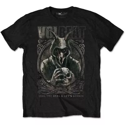 Buy Volbeat Goat With Skull Official Tee T-Shirt Mens • 14.99£