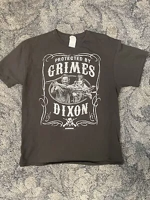 Buy Delta AMC The Walking Dead Grimes And Dixon Short Sleeve T-Shirt Size Large • 12.99£