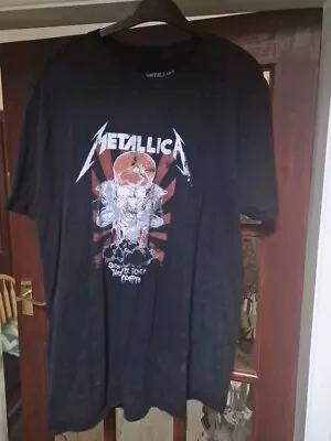 Buy Boohoo 'Metallica Black Tshirt'  Soon You'll Please Their Appetite  Size 18 • 5£