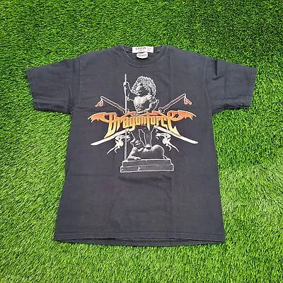 Buy 2007 Dragonforce Band Heavy-Metal Shirt Medium 19x26 Black Mythical Amaranthe • 34.31£