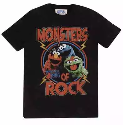 Buy ** Monsters Of Rock Sesame Street Cookie Monster  Official Licensed T-Shirt ** • 20£