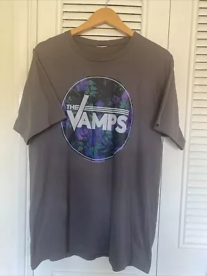 Buy Mens The Vamps Band T Shirt Grey 42 Chest • 5£