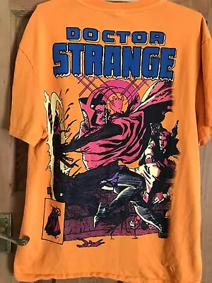 Buy Doctor Strange Mans T Shirt,marvel Size Large,orange,large Rear Motif • 12.99£