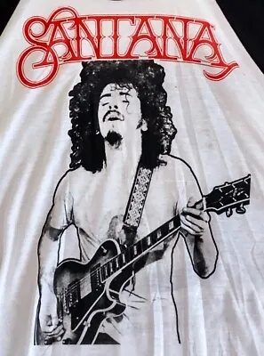 Buy Santana T Shirt Rock T Shirt Latin Music T Shirt Mens Small Concert T Shirt • 10.63£