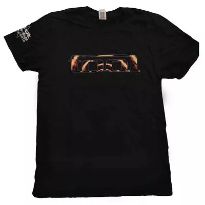 Buy Officially Licensed Tool Flame Spiral Mens Black T Shirt Tool Classic Band Tee • 15.95£